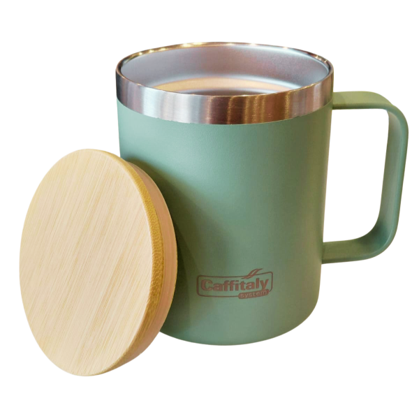 TRAVEL MUG GREEN BY CAFFITALY