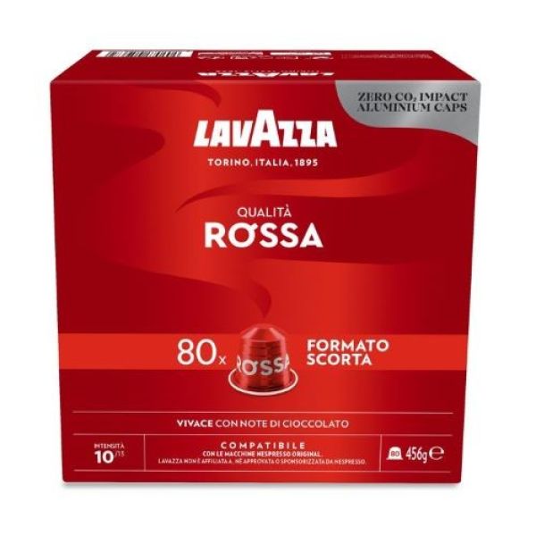 QUALITA' ROSSA 80 CPS Lavazza per Nespresso 