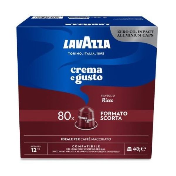 CREMA E GUSTO RICCO 80 CPS Lavazza per Nespresso