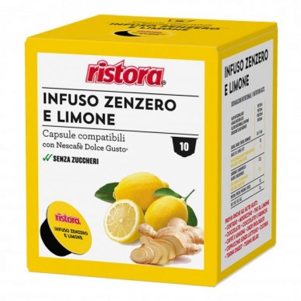 INFUSO ZENZERO E LIMONE 10 CPS ristora - dolce gusto