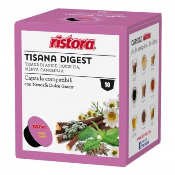 TISANA DIGESTIVA 10 CPS ristora - dolce gusto