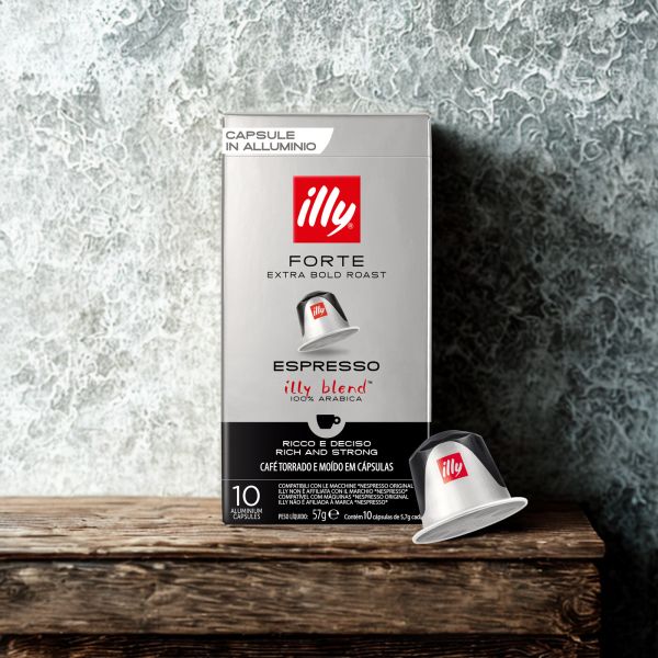 Illy Forte 10 cps alluminio