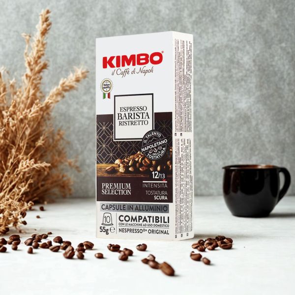 kimbo Ristretto 10 cps alluminio per Nespresso